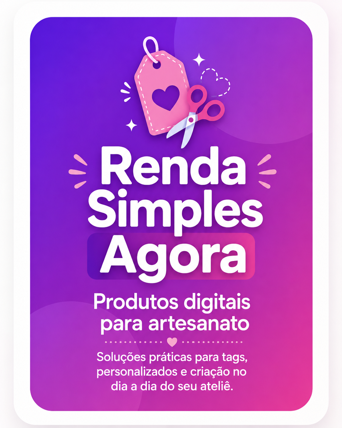 Renda Simples Agora - Produtos digitais para artesanato